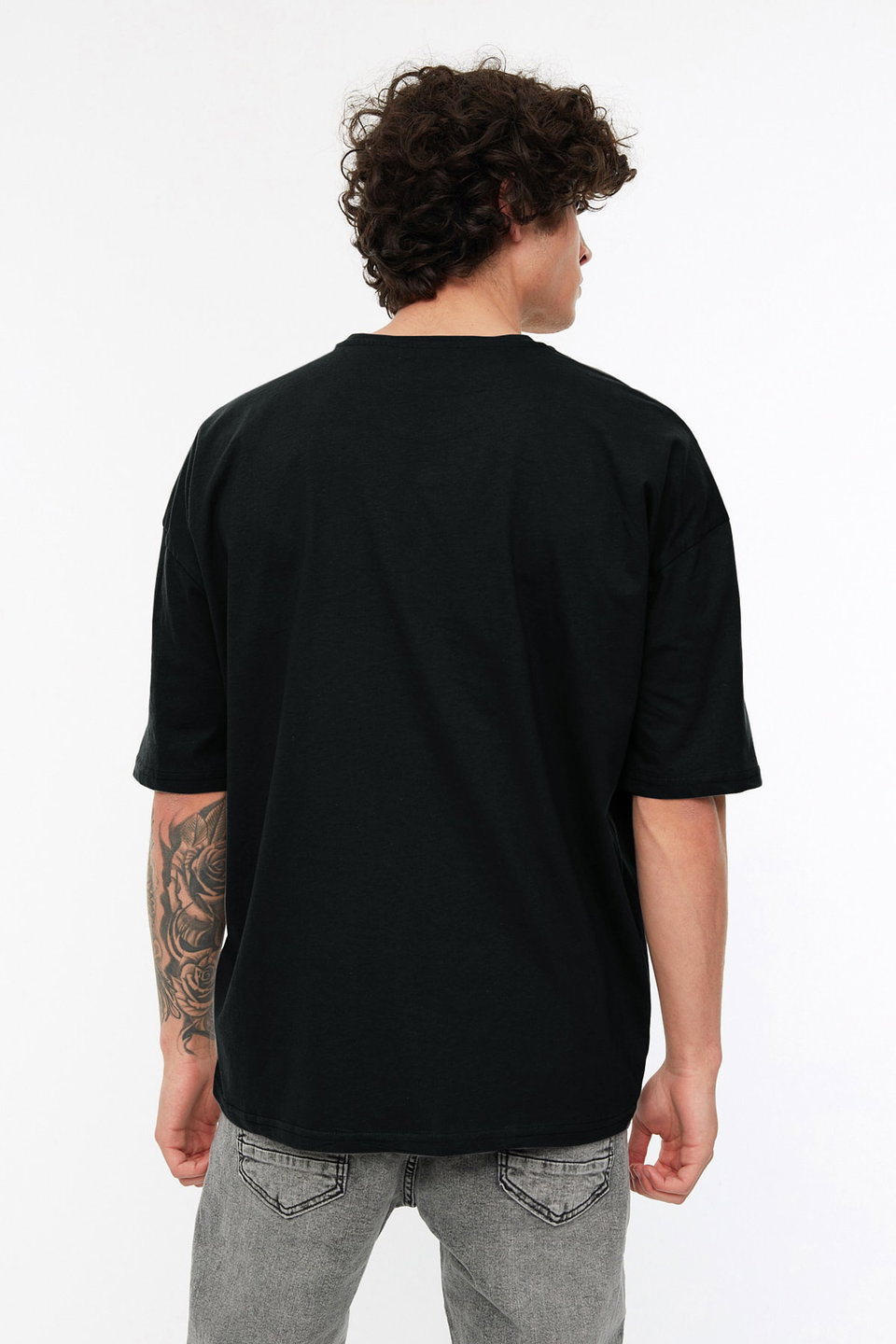 Oversize/Wide Cut Basic 100% Cotton T-Shirt TMNSS22TS0318