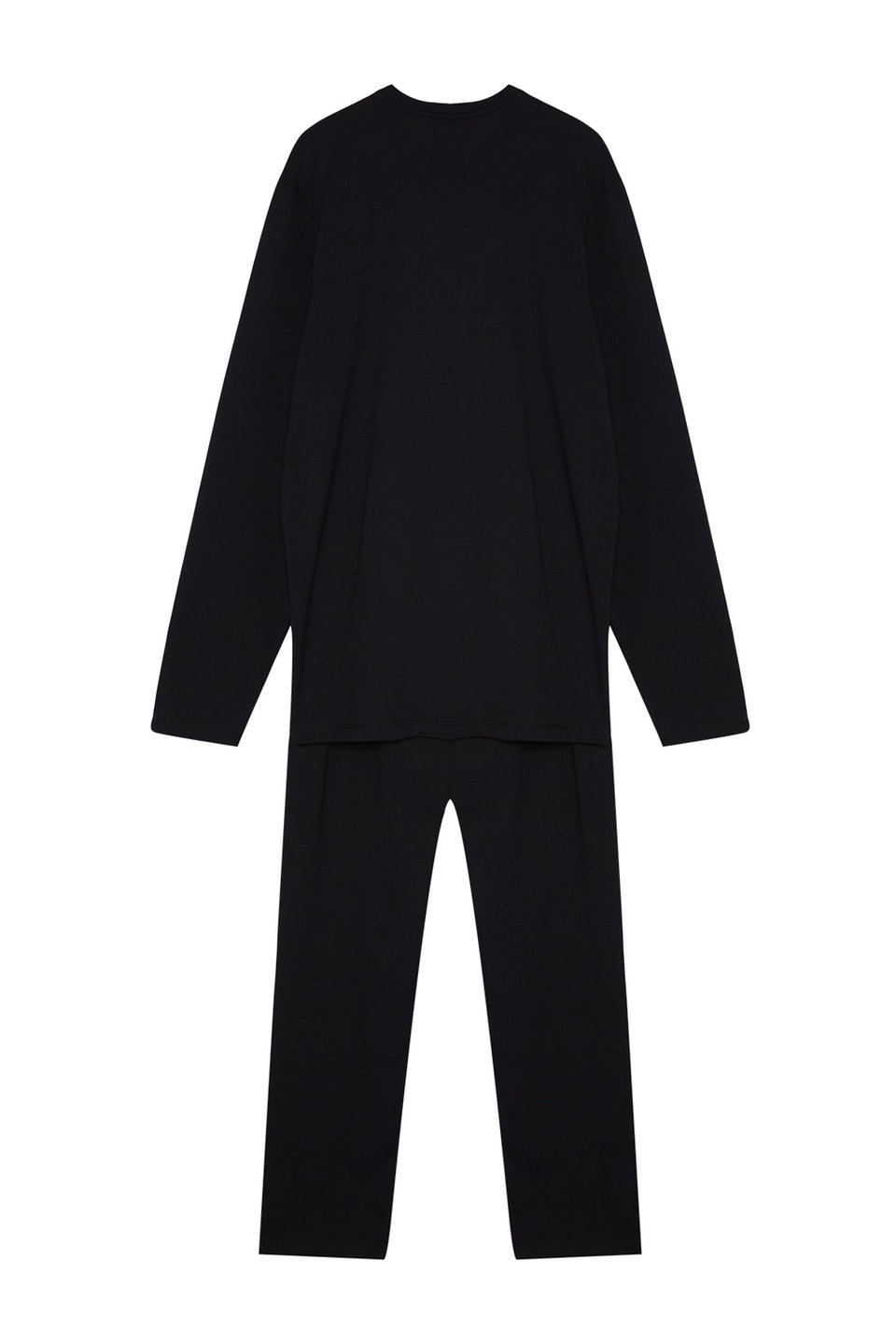 regular fit long sleeve knitted pajama set tmnaw24pt00008