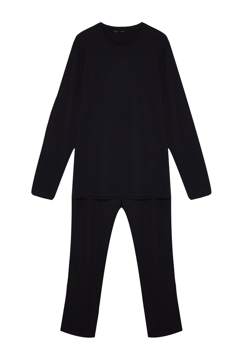 regular fit long sleeve knitted pajama set tmnaw24pt00008