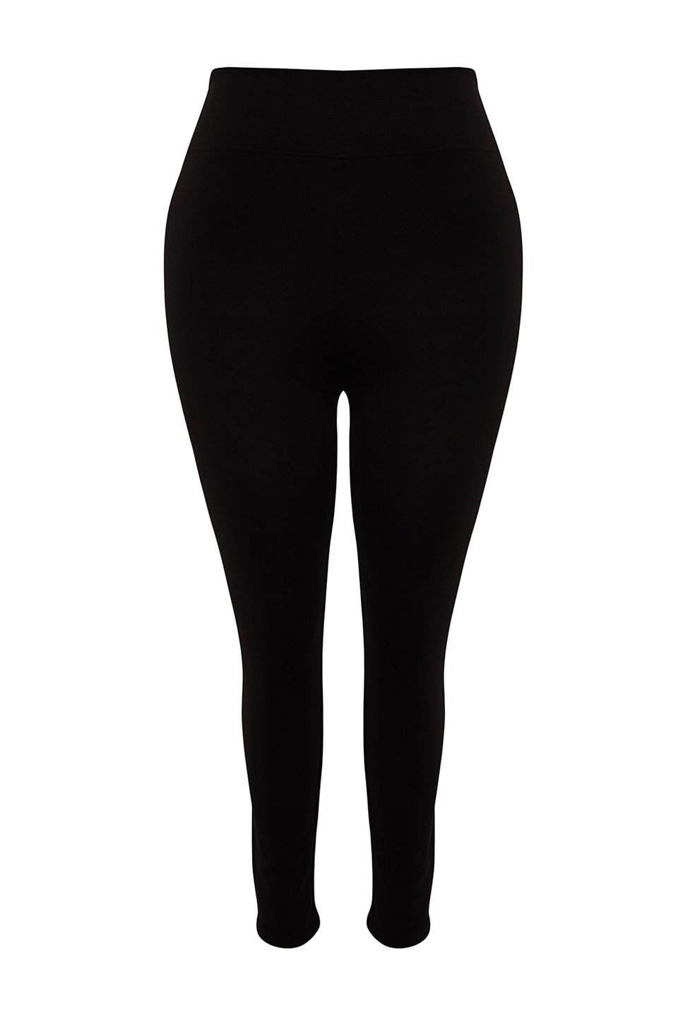 High Waist Elastic Waist Knitted Plus Size Leggings TBBSS22TA0022