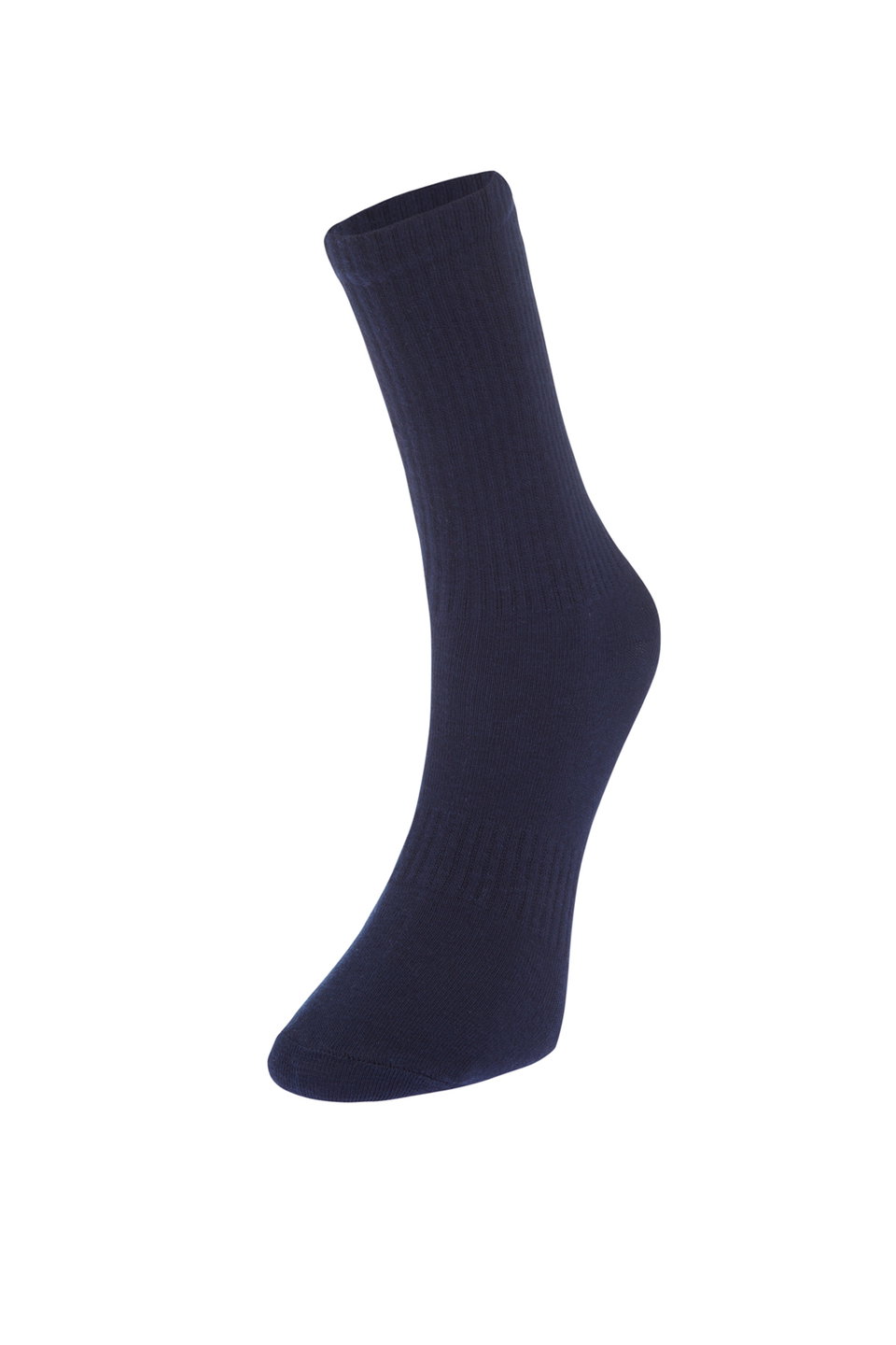 Multi-Colored 5-Pack Plain Textured College Socks TMNAW24CO00026